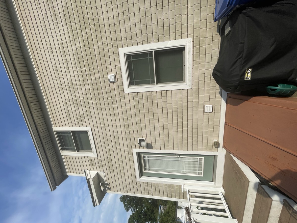 Before pressure washing in Guilford, CT — project 5
